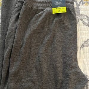 New with tag Tek Gear Gray Wide Leg Knit Pant XL